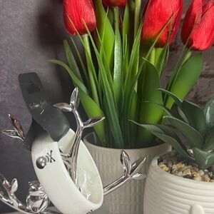 White Skull Hair Bracelet